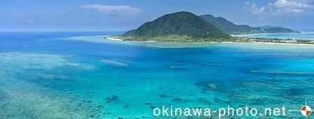 野甫大橋周辺の海