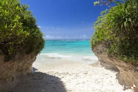 海沿いのビーチ