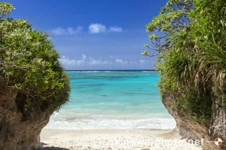 海沿いのビーチ