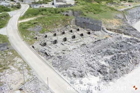 燐鉱石貯蔵庫跡