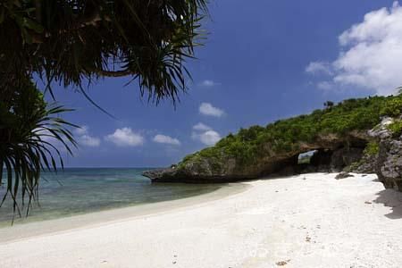 西海岸沿いのビーチ
