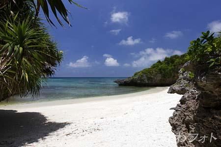西海岸沿いのビーチ