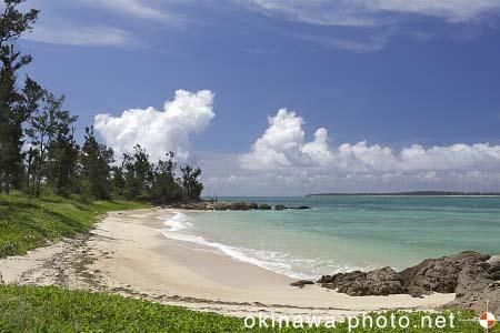 海沿いのビーチ