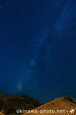 シーサーと赤瓦の家