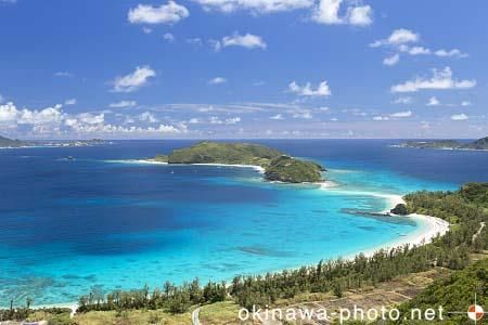 古座間味ビーチ（展望台から）