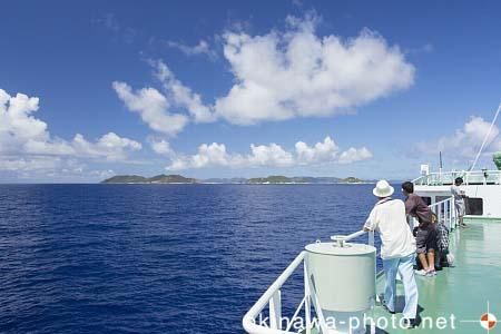 ケラマへ向かう船上