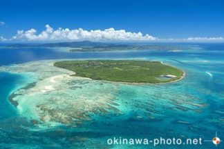 竹富島全景